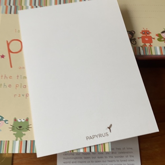 20 Papyrus Birthday Invites - Picture 3 of 9